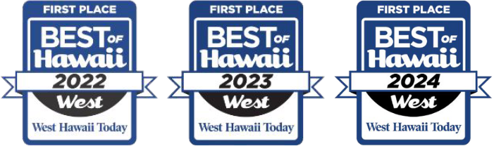 best electrician of west hawaii for 3 straight years